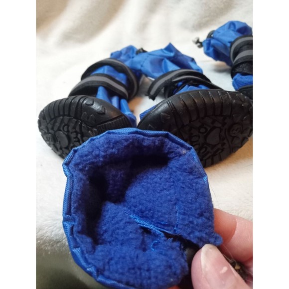 PETRICH Dog Boots Waterproof Dog Shoes Outdoor with Reflective Trim Rugged Small - Picture 4 of 5